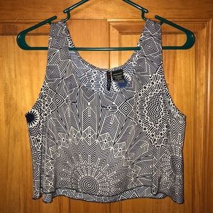 Fun cropped tank!